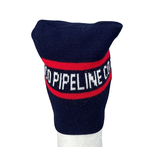 Vintage Amoco Pipeline Co Knit Beanie VTG NWOT - Picture 8 of 8